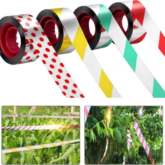 Doppelseitiges Reflektorband gegen Vgel