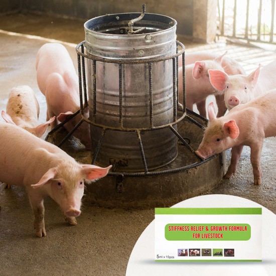 Formel zur Linderung von Steifheit und Frderung des Wachstums bei Nutztieren